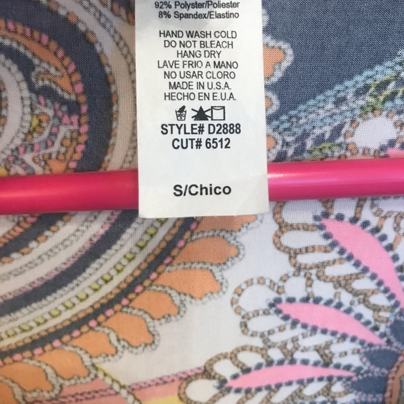 Colorful long maxi dress; size small - Picture 5 of 6